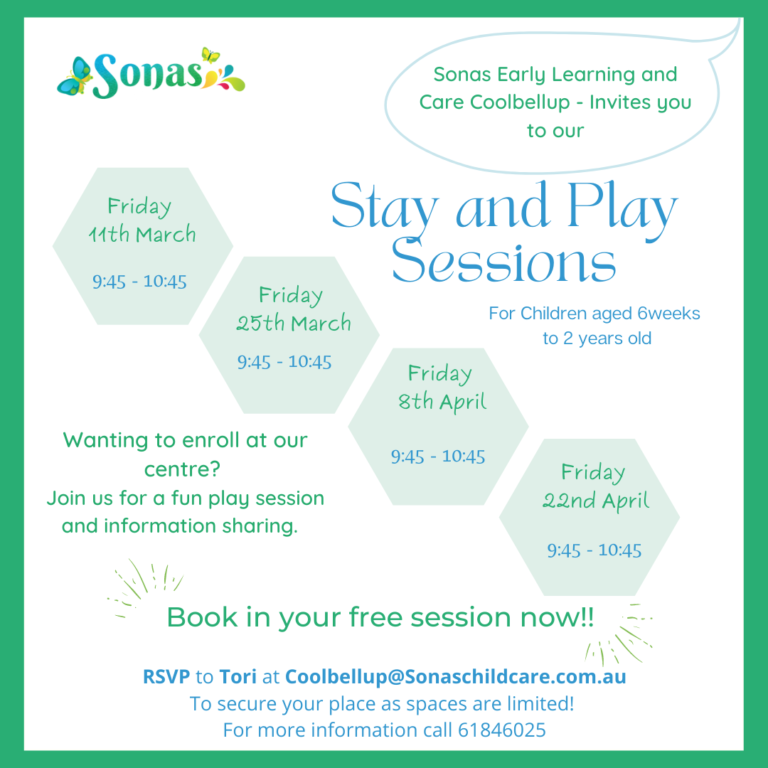 Sonas – Stay and Play at Coolbellup