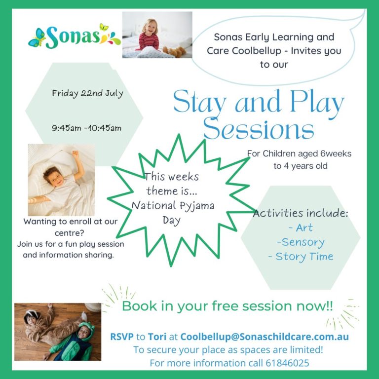Sonas Coolbellup – Stay and Play – Community and Children’s Event 