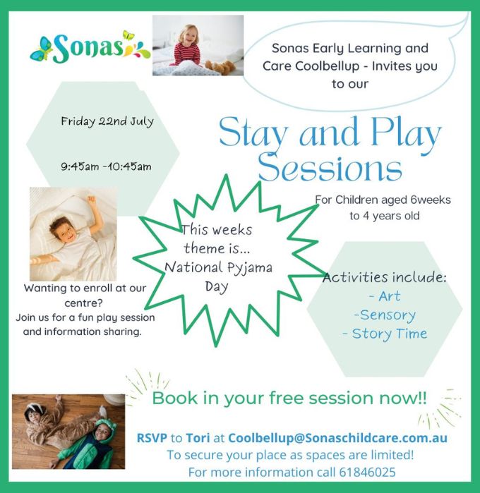 Sonas Coolbellup – Stay and Play – Community and Children’s Event 