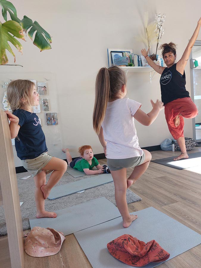 Young yogis flourish at Sonas