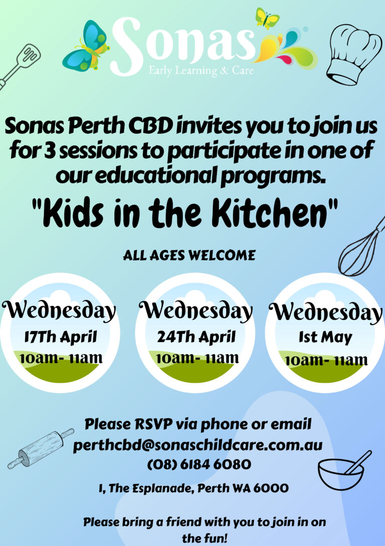Sonas Perth CBD – Kids in the Kitchen